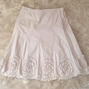 White Cotton Skirt
